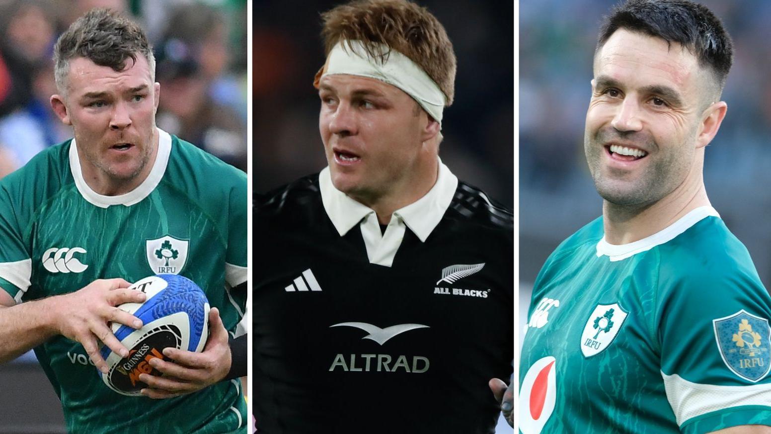 Peter O'Mahony, Sam Cane and Conor Murray
