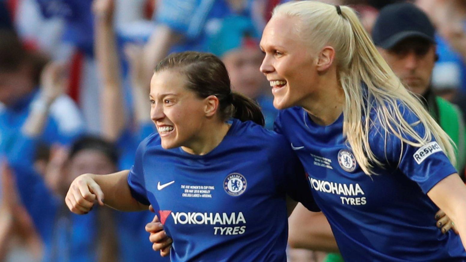 Fran Kirby celebrates