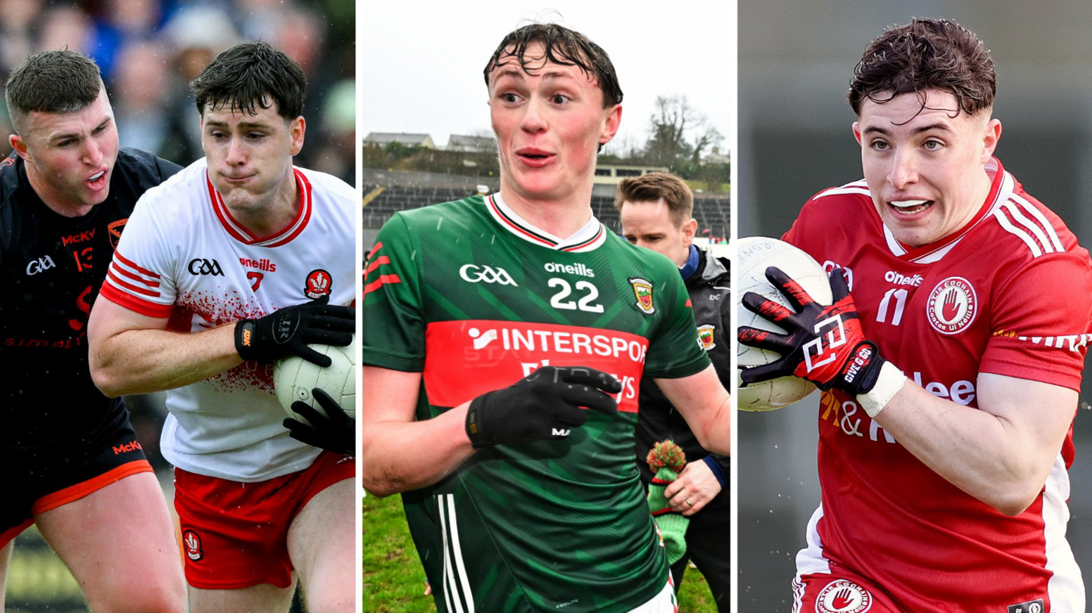 Oisin Conaty and Padraig McGrogan, Kobe McDonald and Leo Hughes