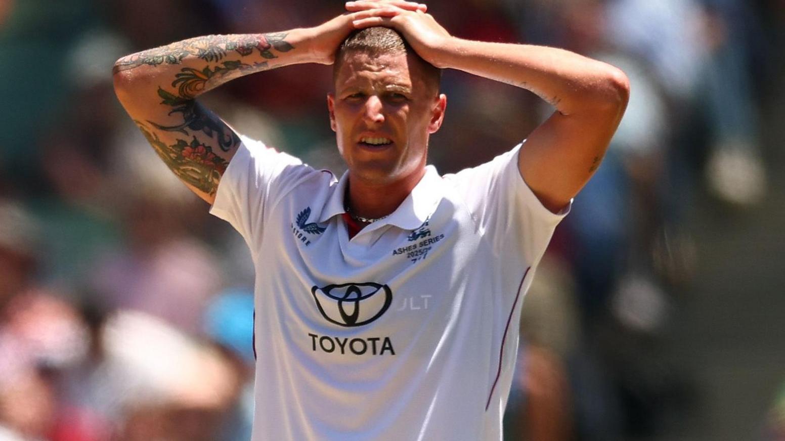 England fast bowler Brydon Carse