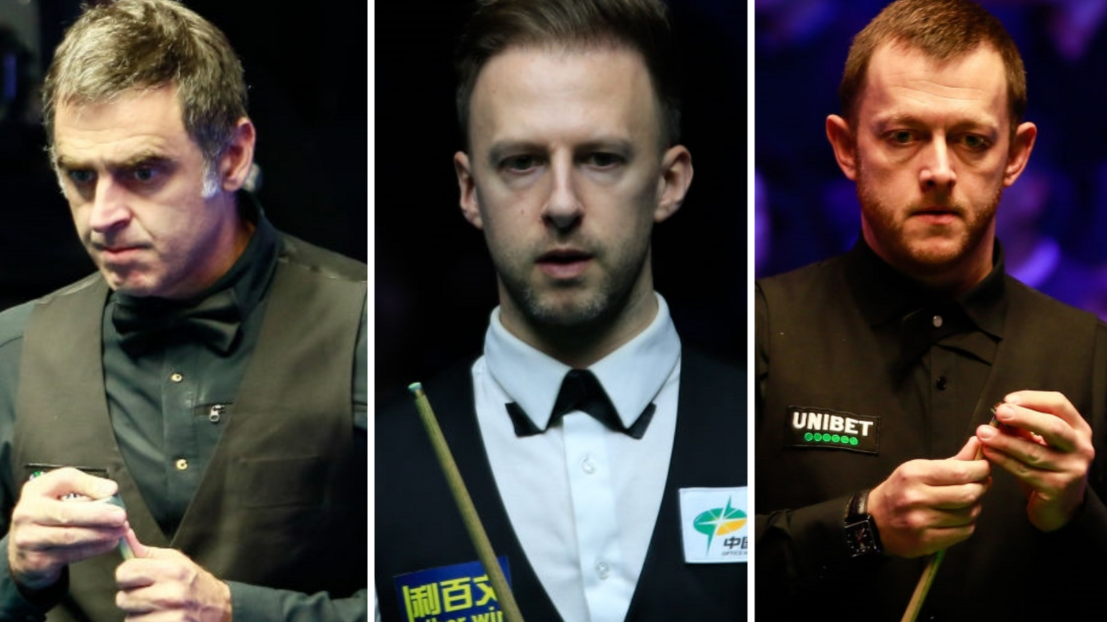 Ronnie O'Sullivan, Judd Trump and Mark Allen