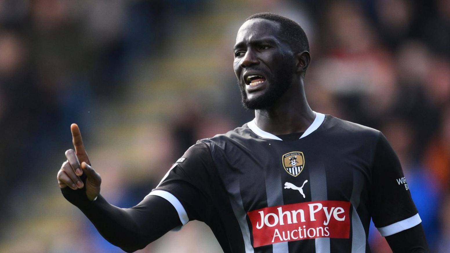 Alassana Jatta in action for Notts County