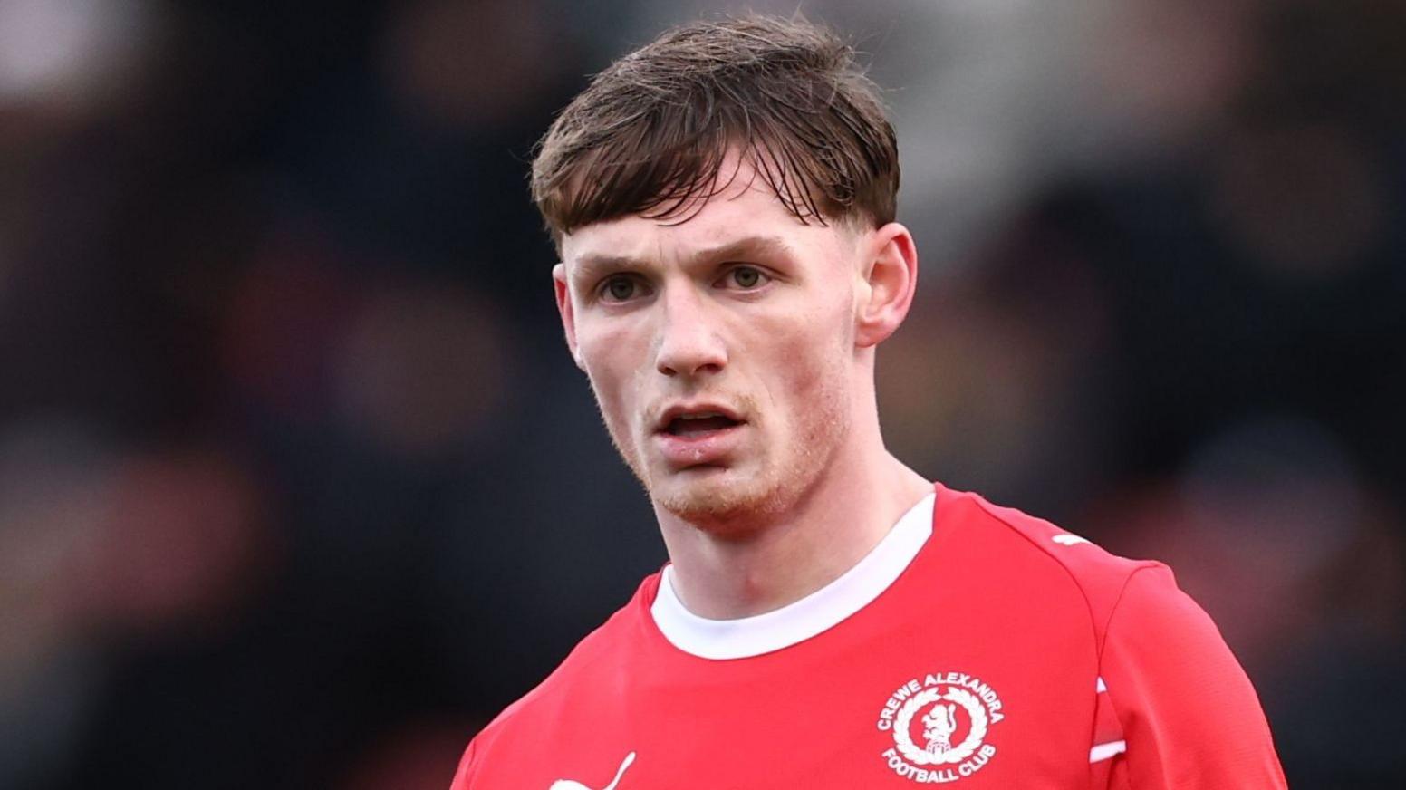 Tommi O’Reilly in action for Crewe Alexandra last season