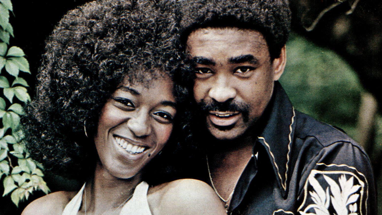 Gwen and George McCrae pictured together in 1970