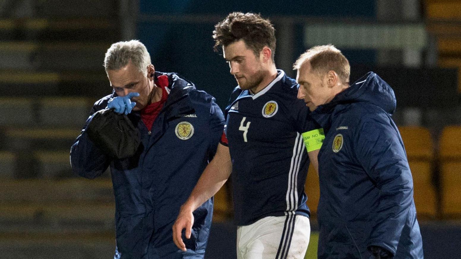 Souttar was hospitalised after suffering a head knock on Scotland U21 duty in 2017