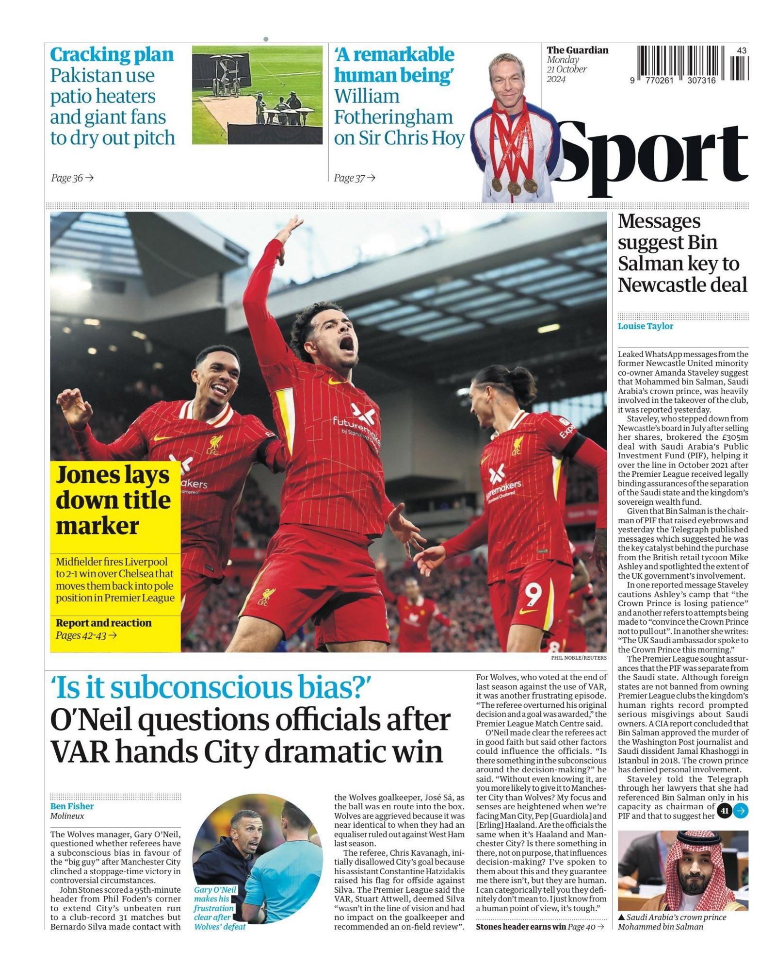 Monday's Guardian