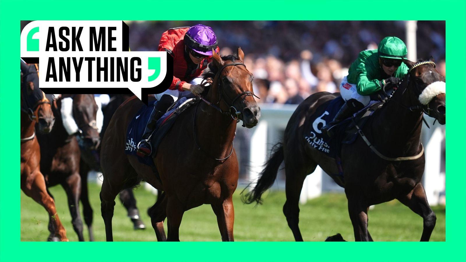 Runners in a horse race