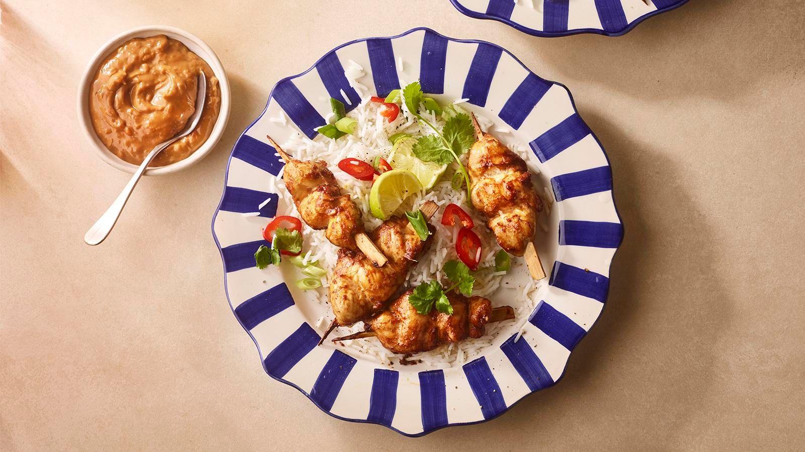 Air fryer peanut chicken