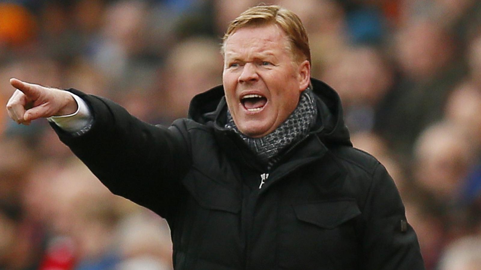 Southampton manager Ronald Koeman