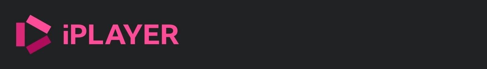 The BBC iPlayer logo on a black background