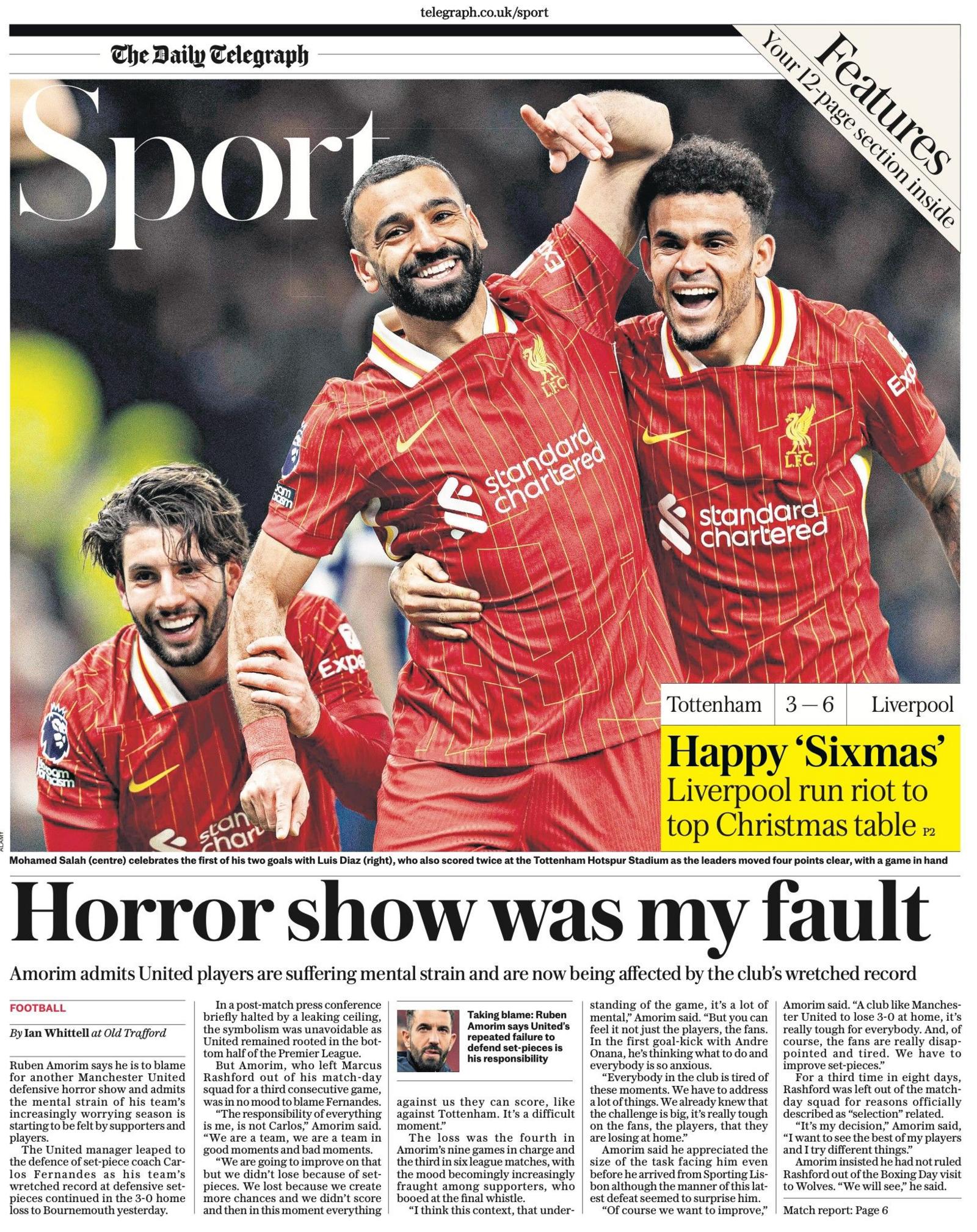 Telegraph back page 