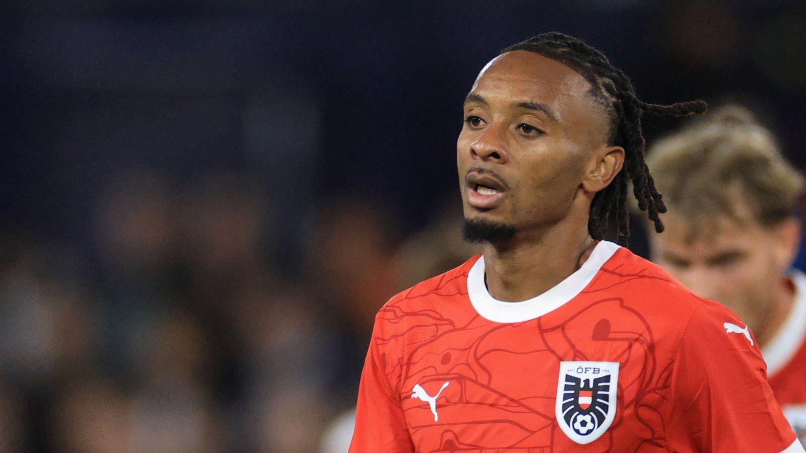 Thierno Ballo in action for Austria's Under-21s