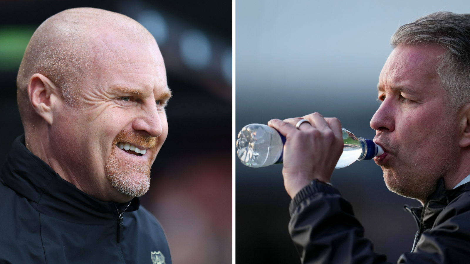 Sean Dyche (left) and Darren Ferguson