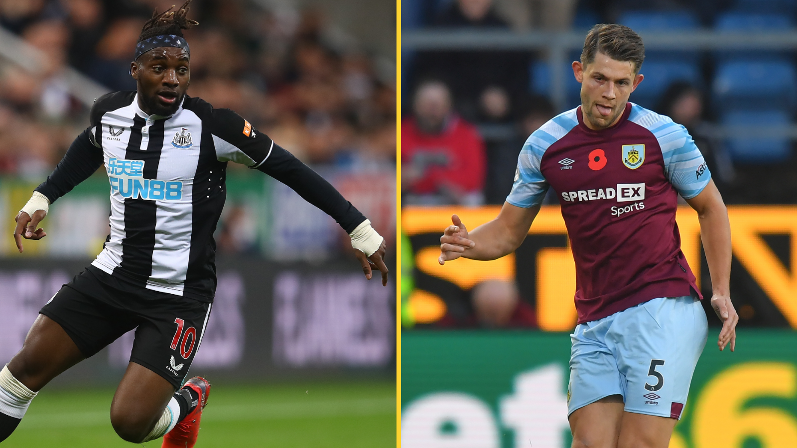 Allan Saint Maximin & James Tarkowski