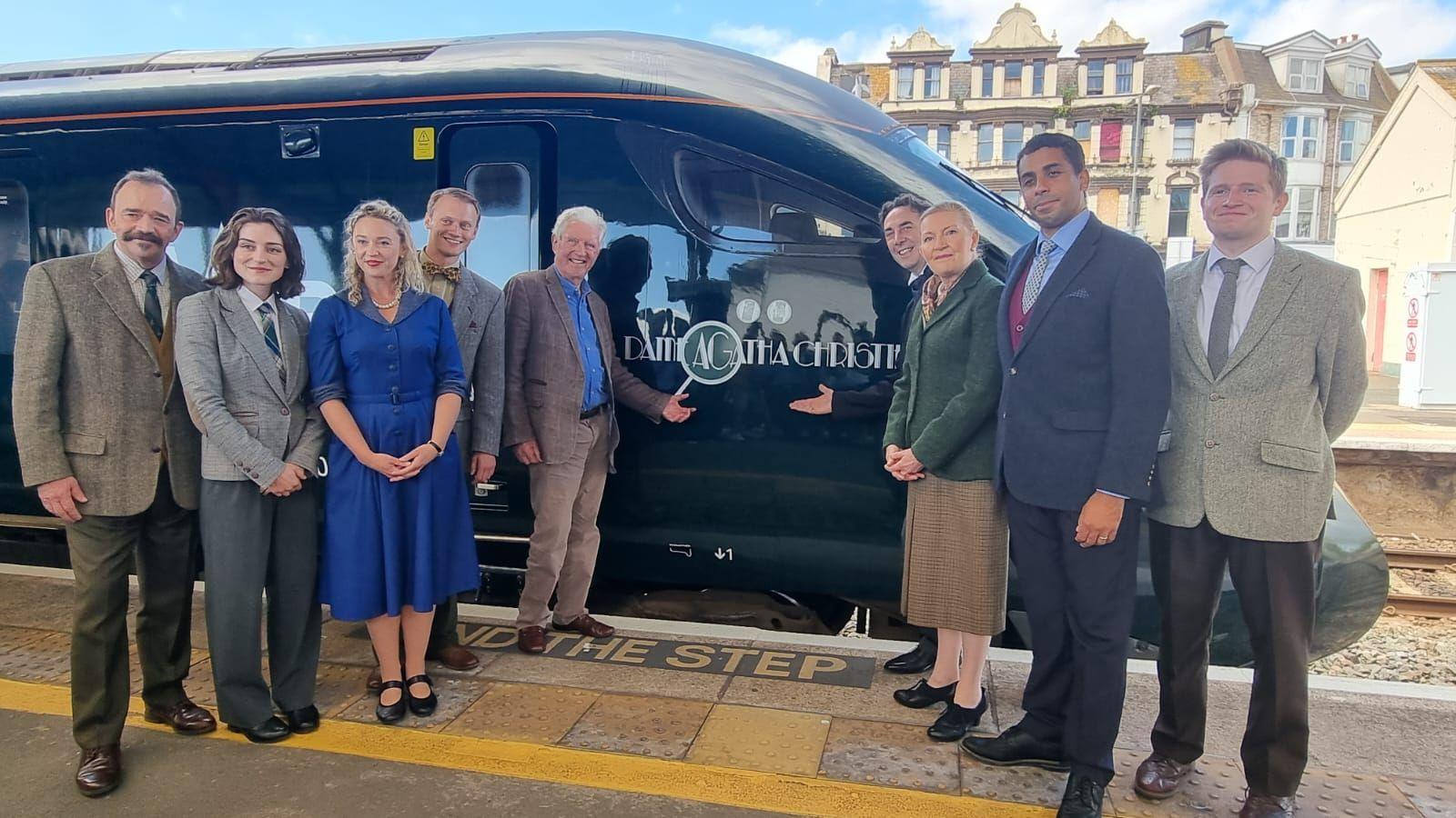 Naming of the train Dame Agatha Christie