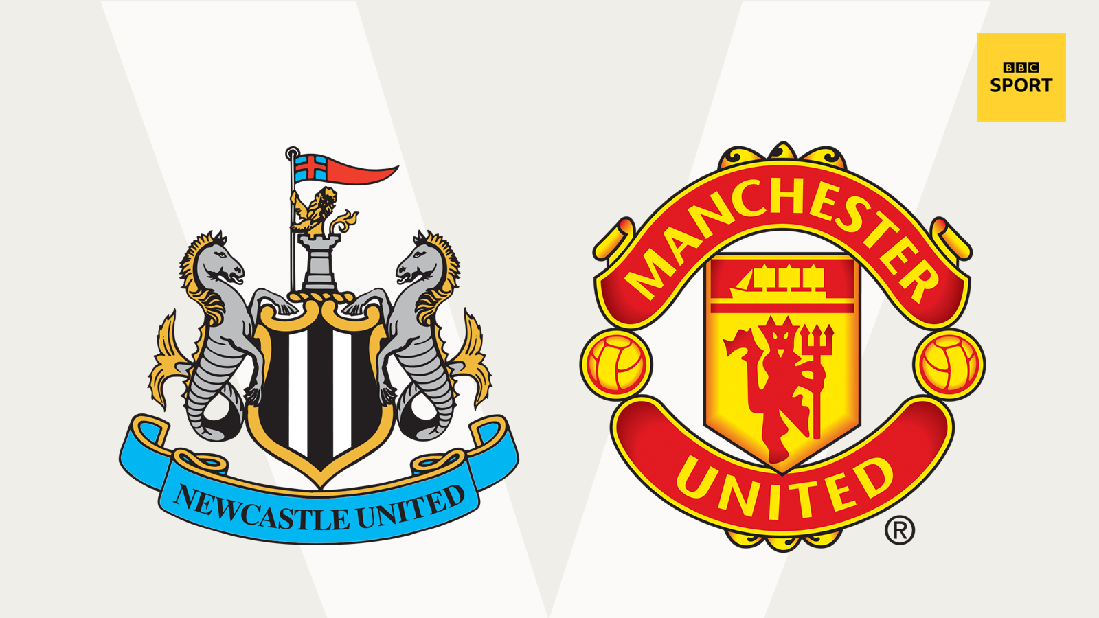 Newcastle v Manchester United graphic