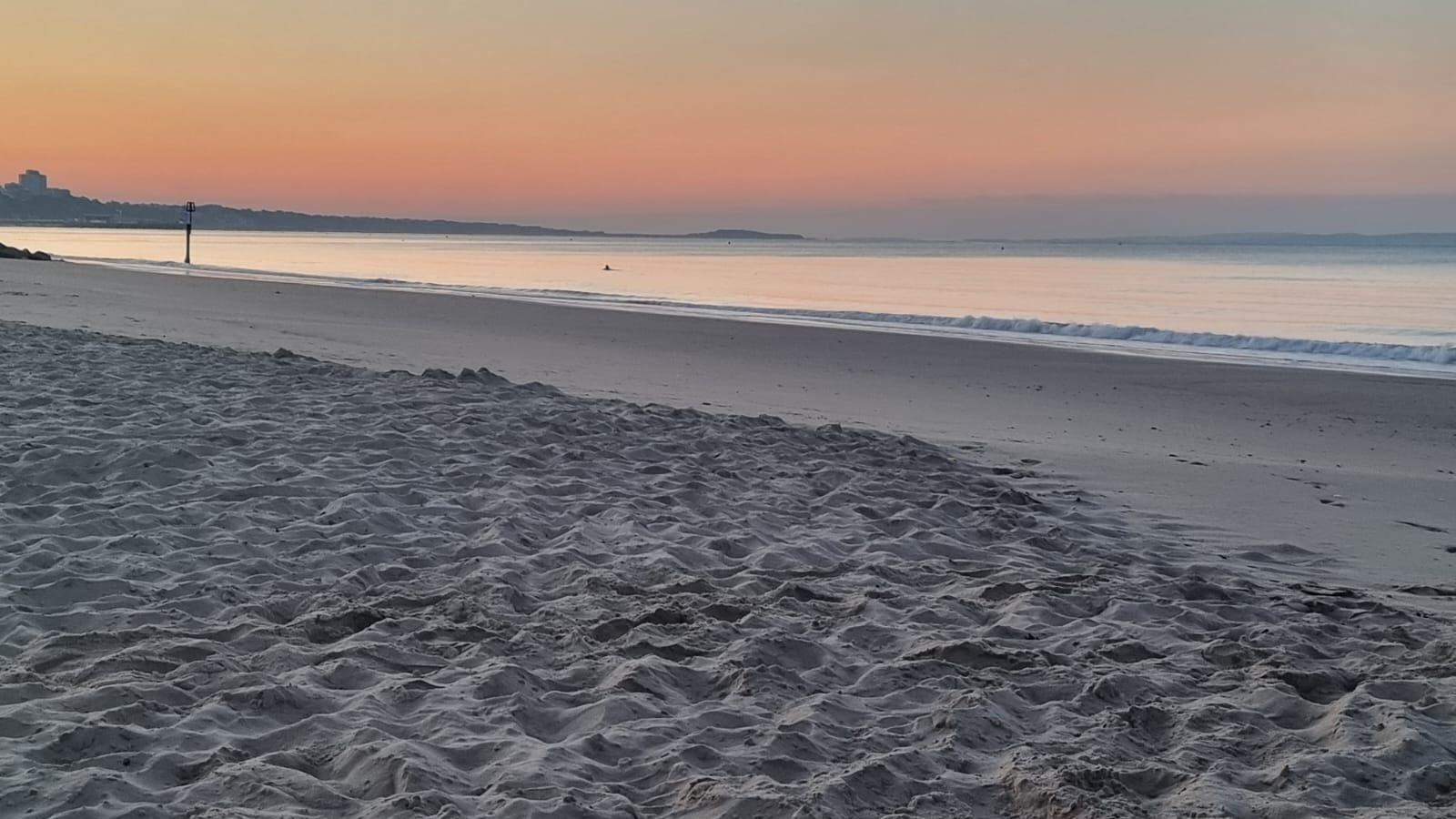 Beach at sunrise