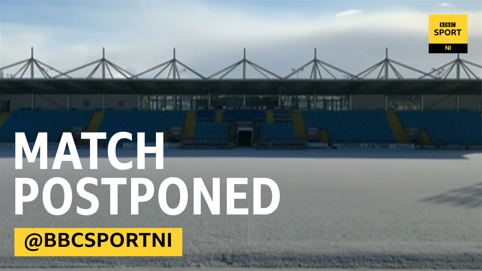 Match postponed