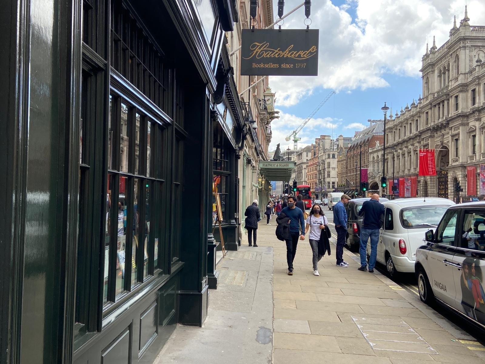 Hatchards bookshop in Piccadilly