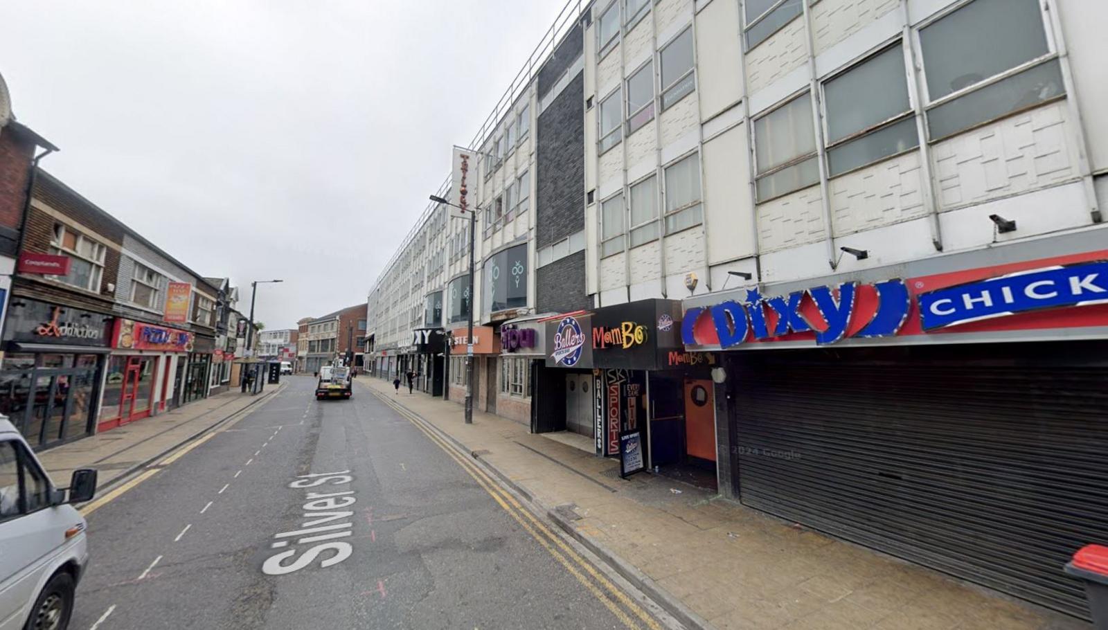 The former nightclub is on Silver Street in the centre of Doncaster