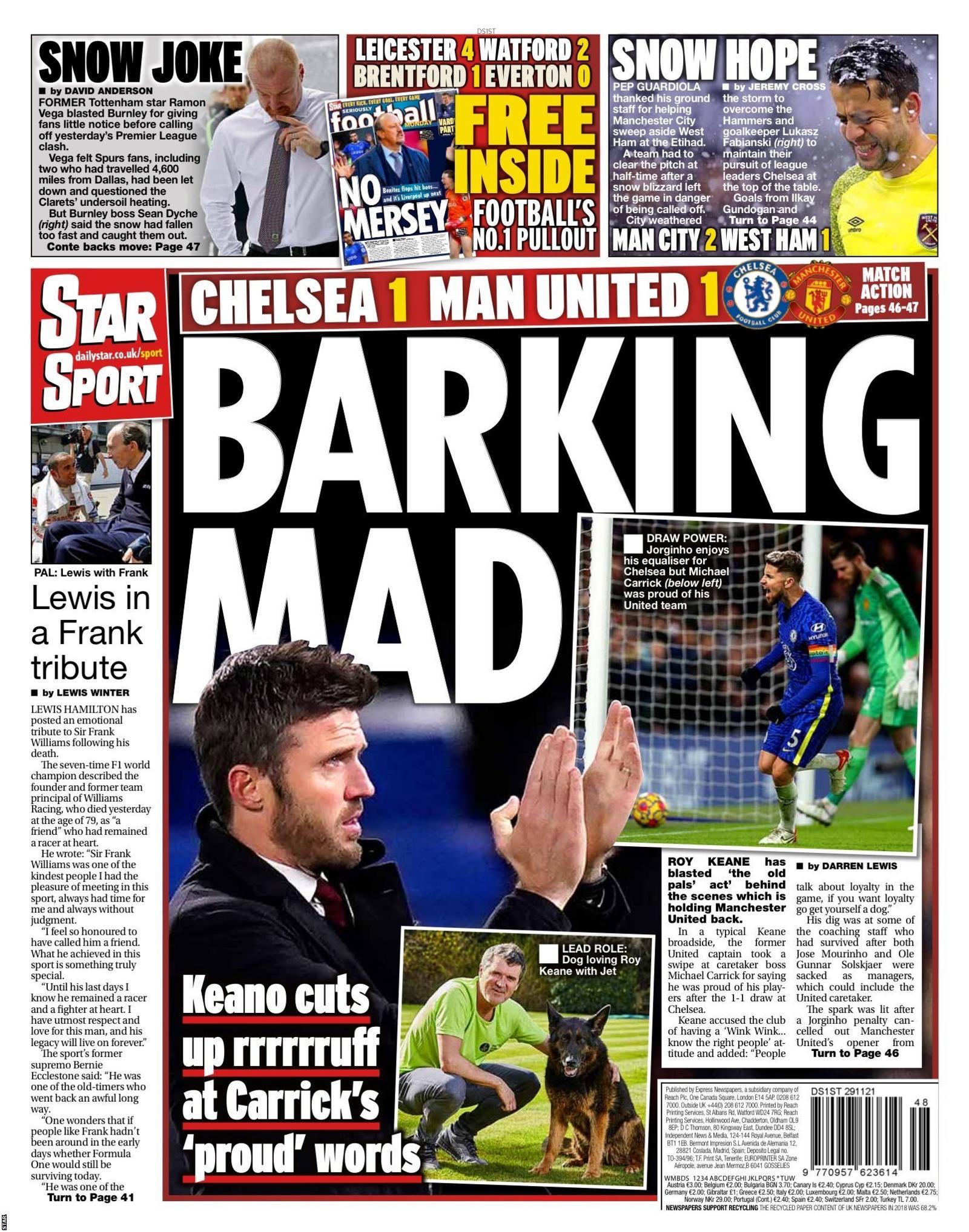Monday's Daily Star