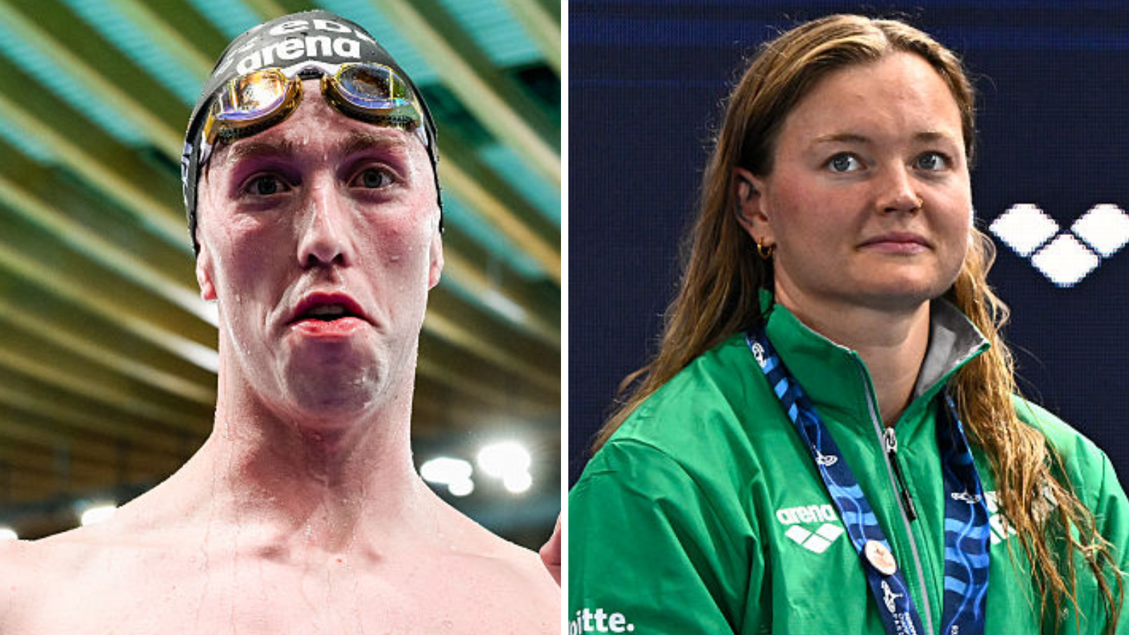Daniel Wiffen and Mona McSharry