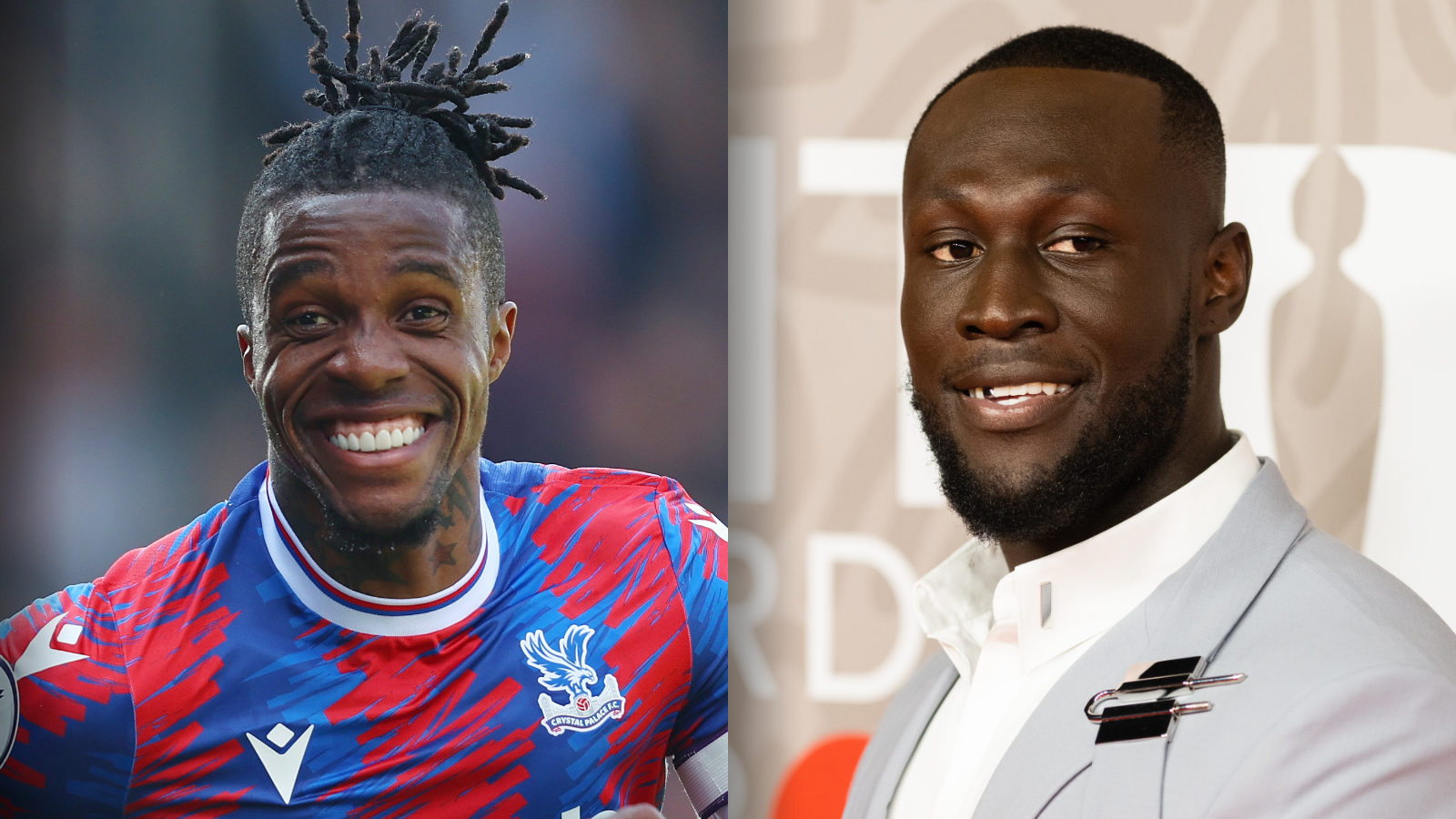 Wilfred Zaha and Stormzy