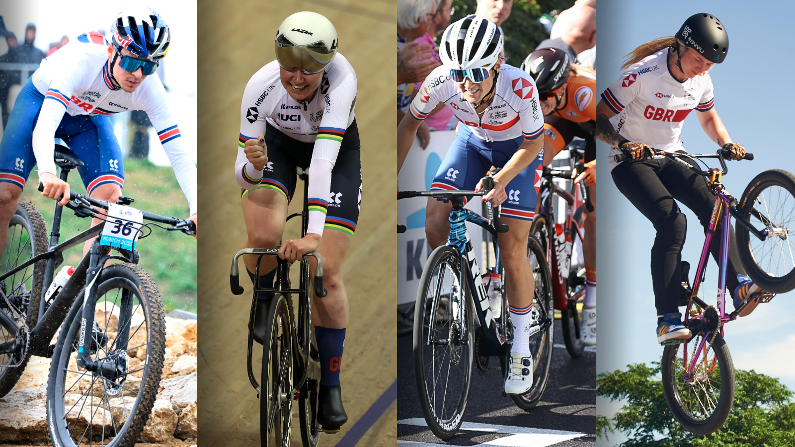 Tom Pidcock, Katie Archibald, Lizzie Deignan and Charlotte Worthington are all in Great Britain's team