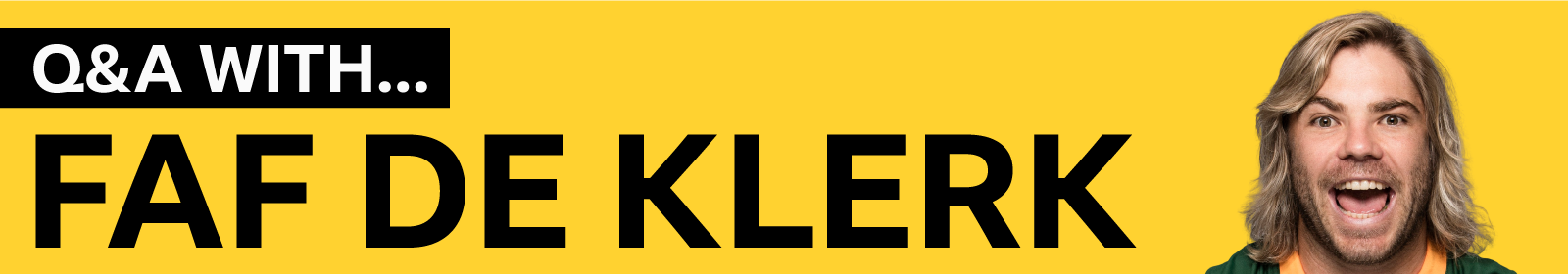 Q&A with Faf de Klerk