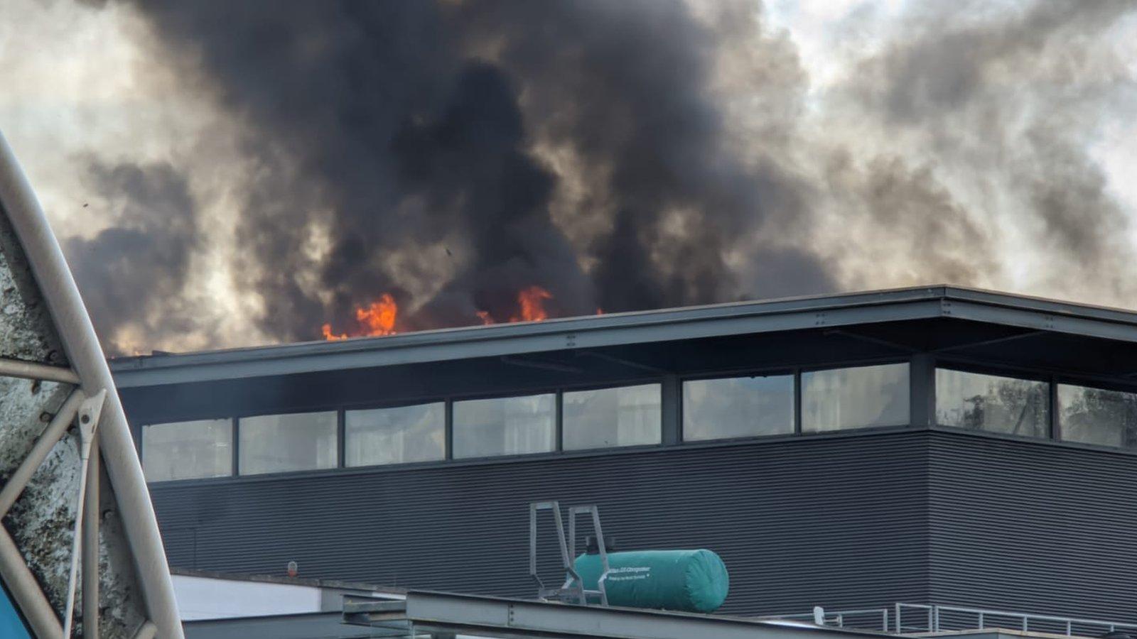 Fire at We The Curious in Bristol