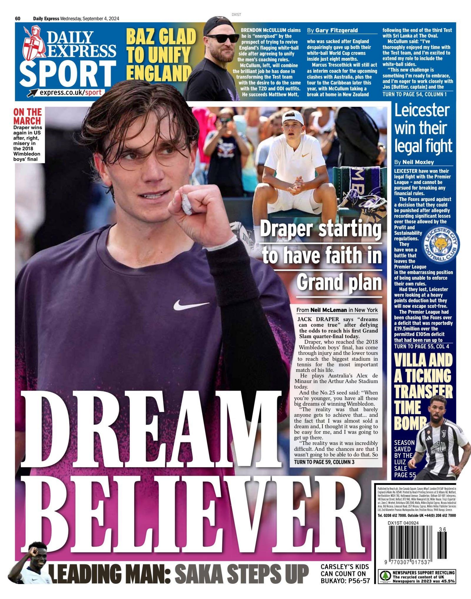 Express back page