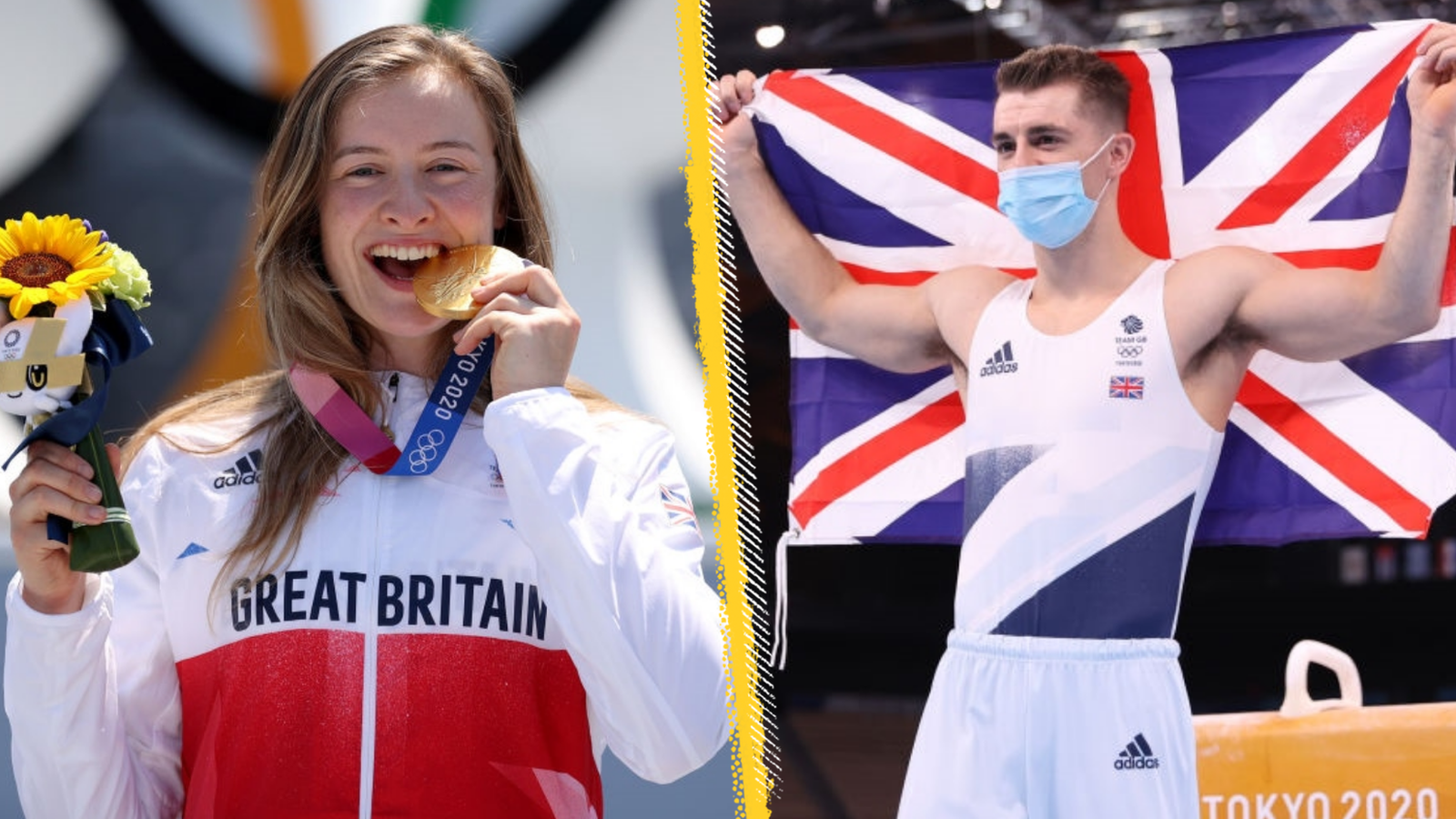 Charlotte Worthington and Max Whitlock