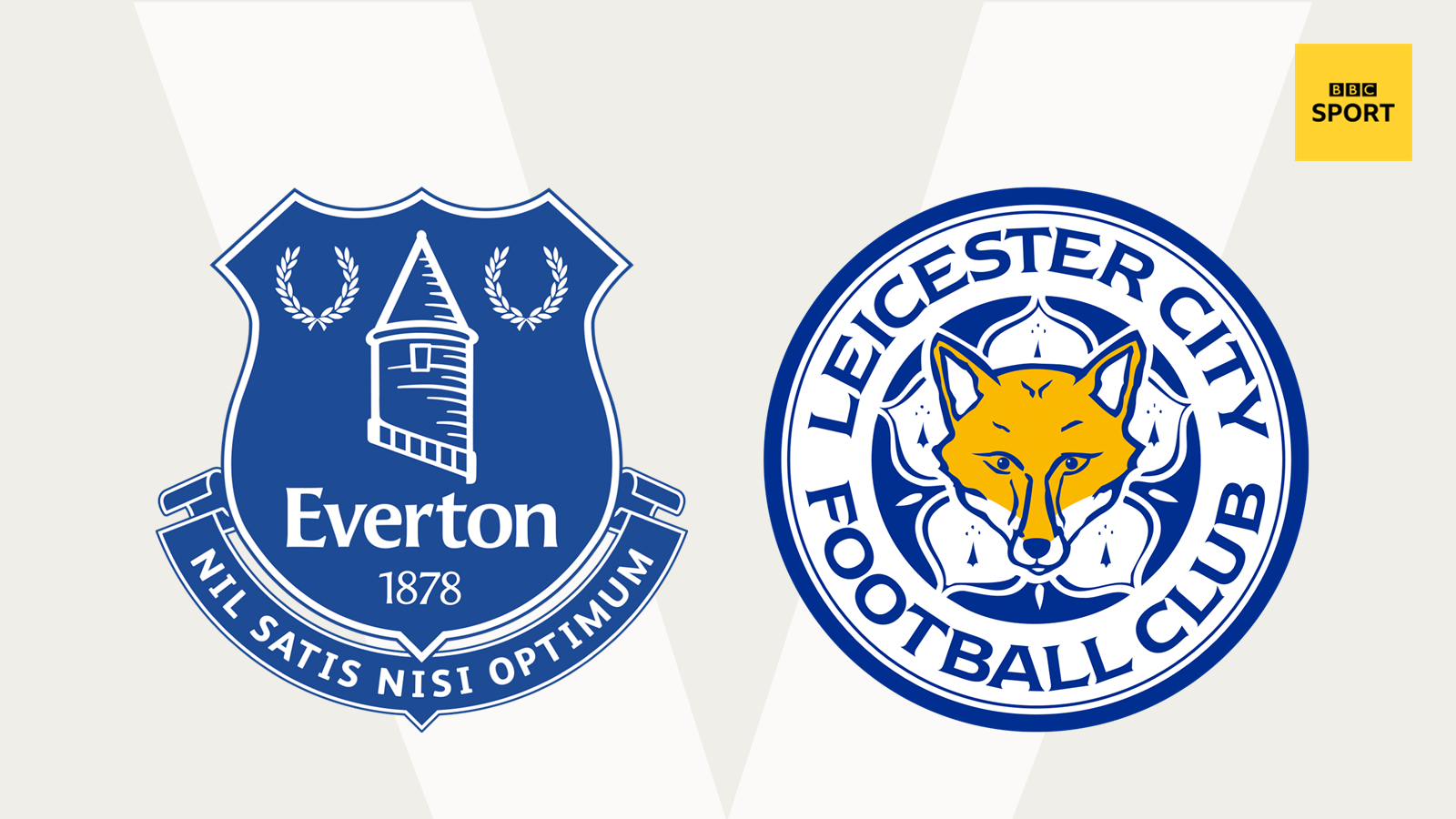 Everton v Leicester graphic