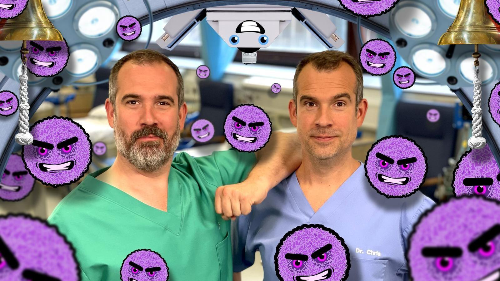 Dr Chris and Dr Xand from CBBC's Operation Ouch