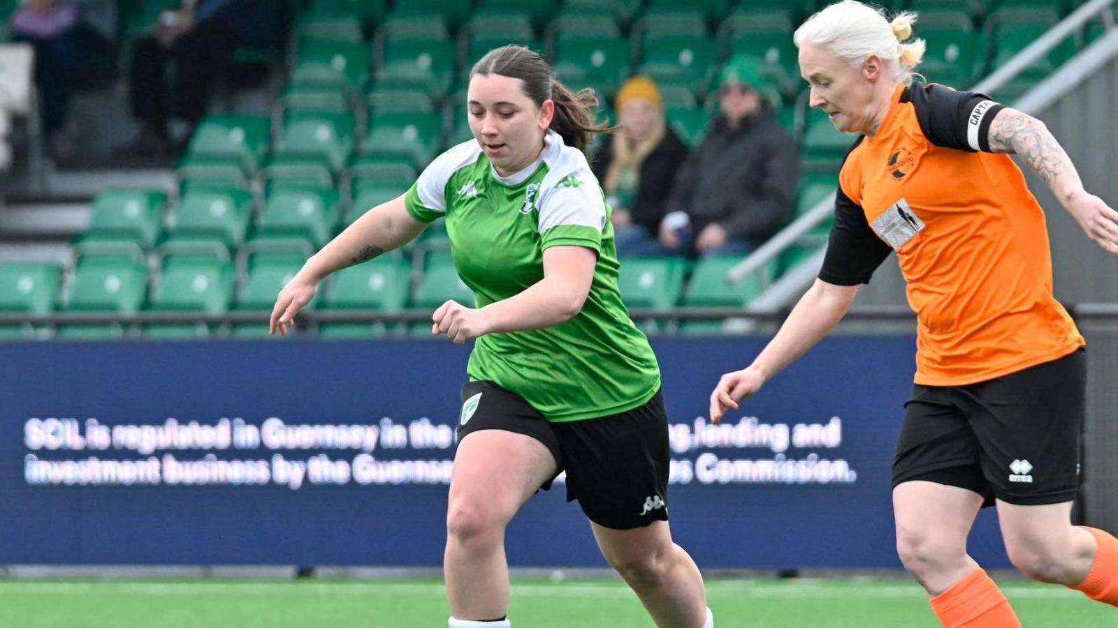 Codie Le Flem plays for Guernsey FC