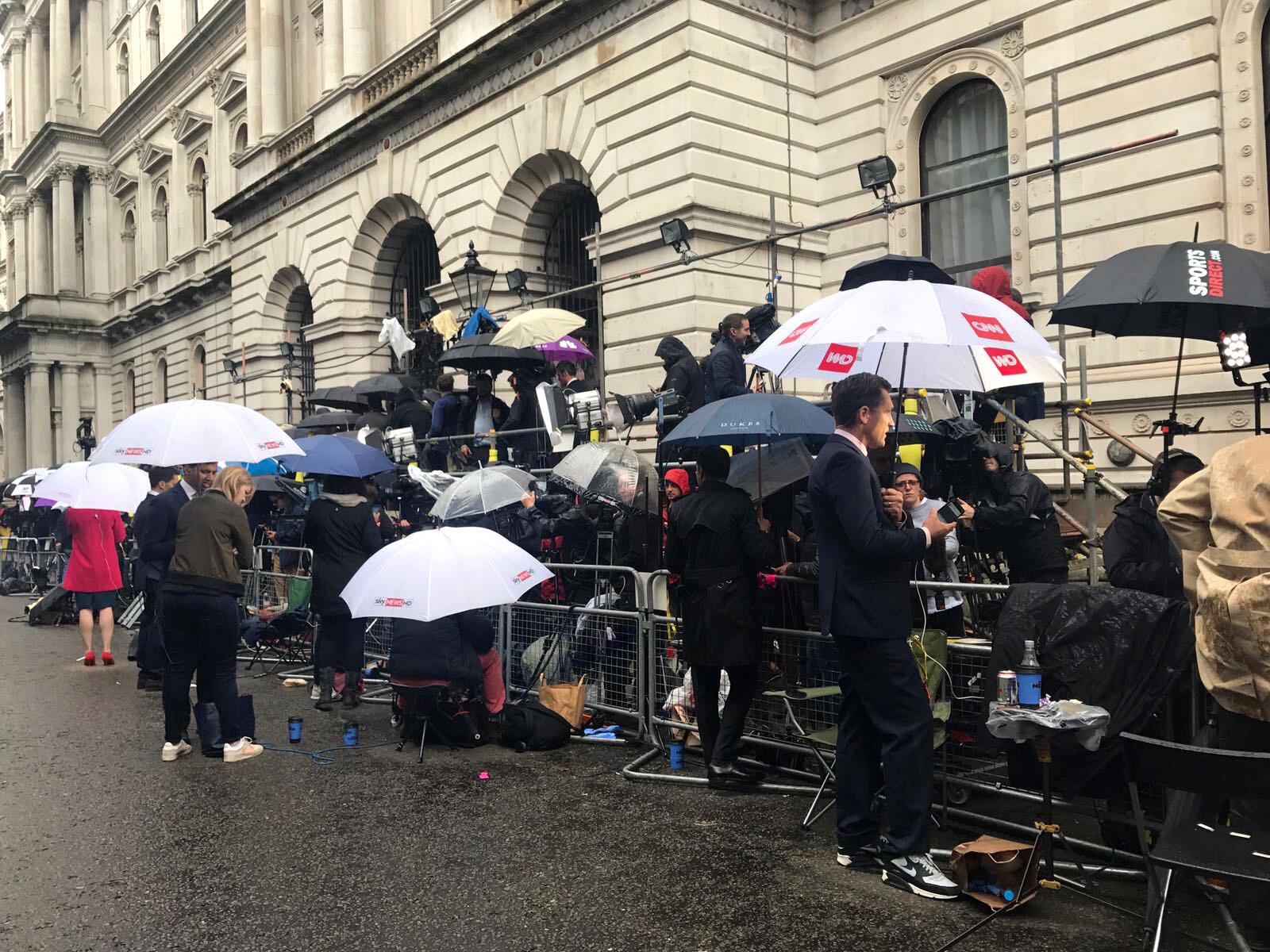 Media at Downing Street