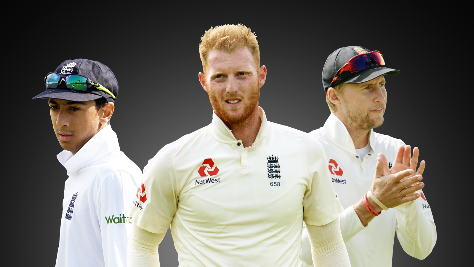 Haseeb Hameed, Ben Stokes and Joe Root