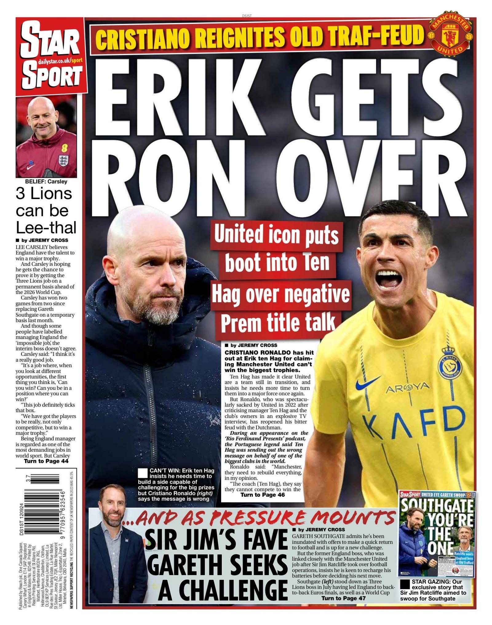 Star back page