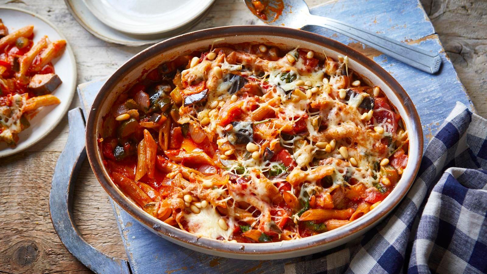 Healthy pasta bake