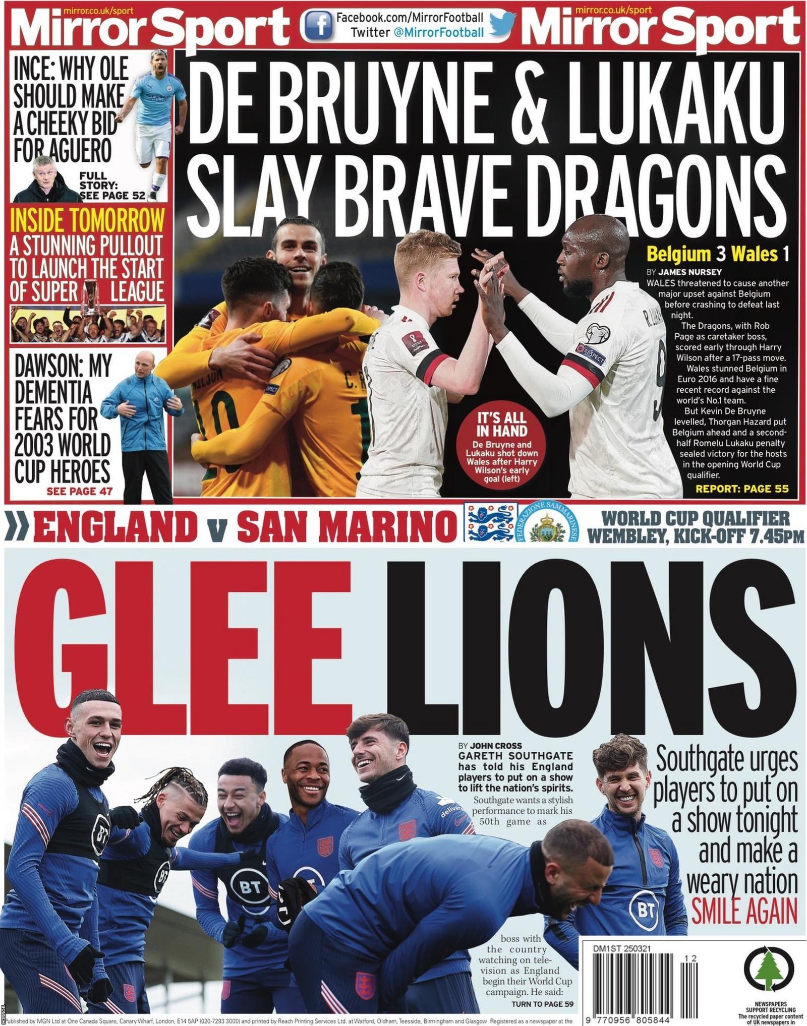 Mirror back page
