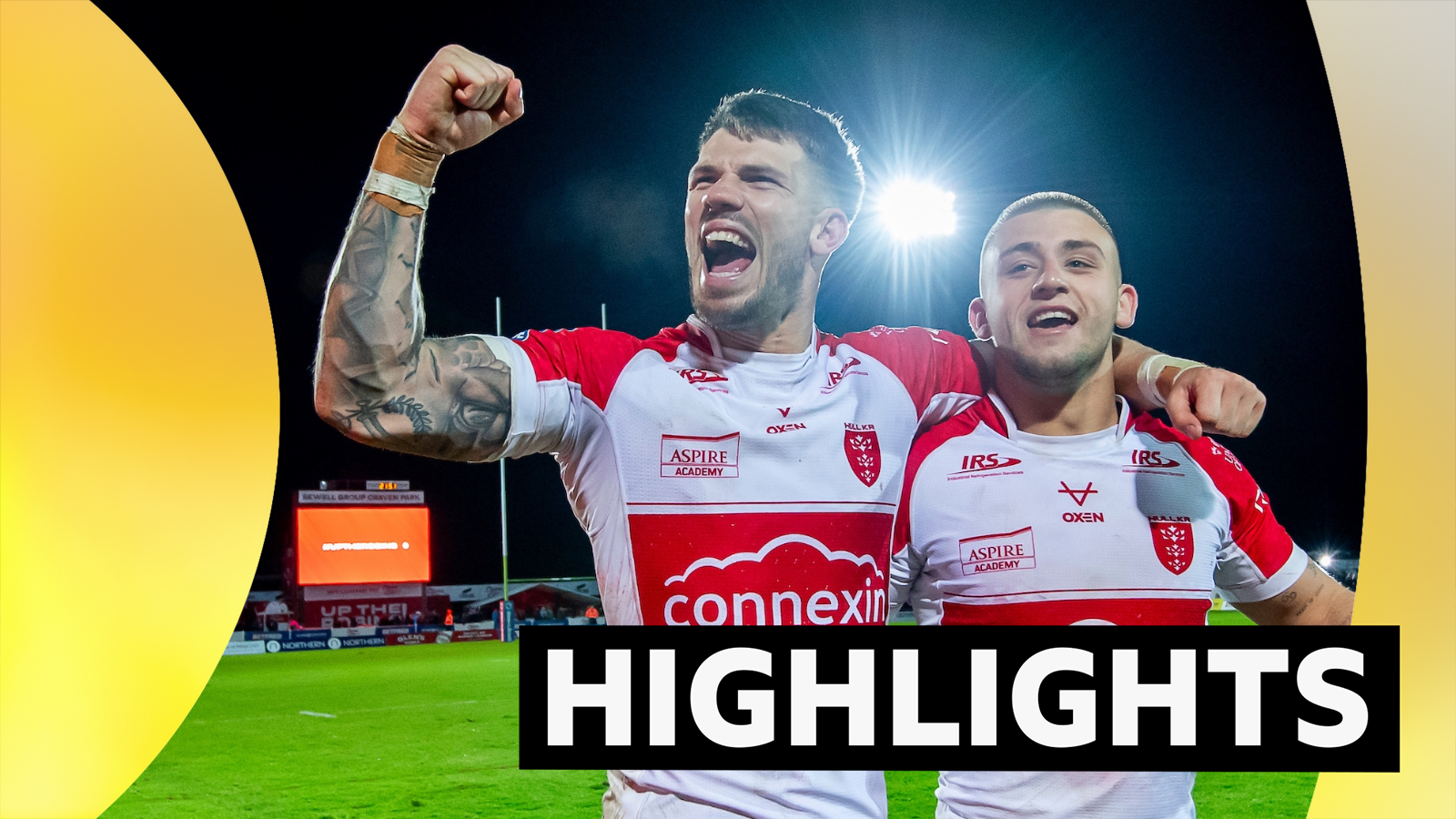 Hull KR celebrate - highlights