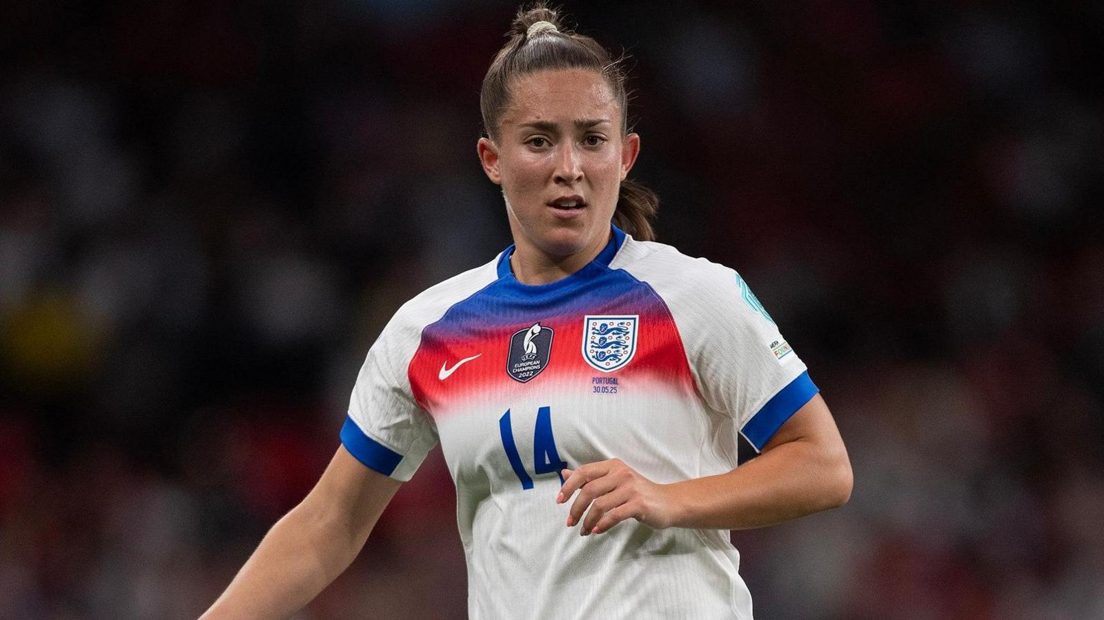 Maya Le Tissier playing for England