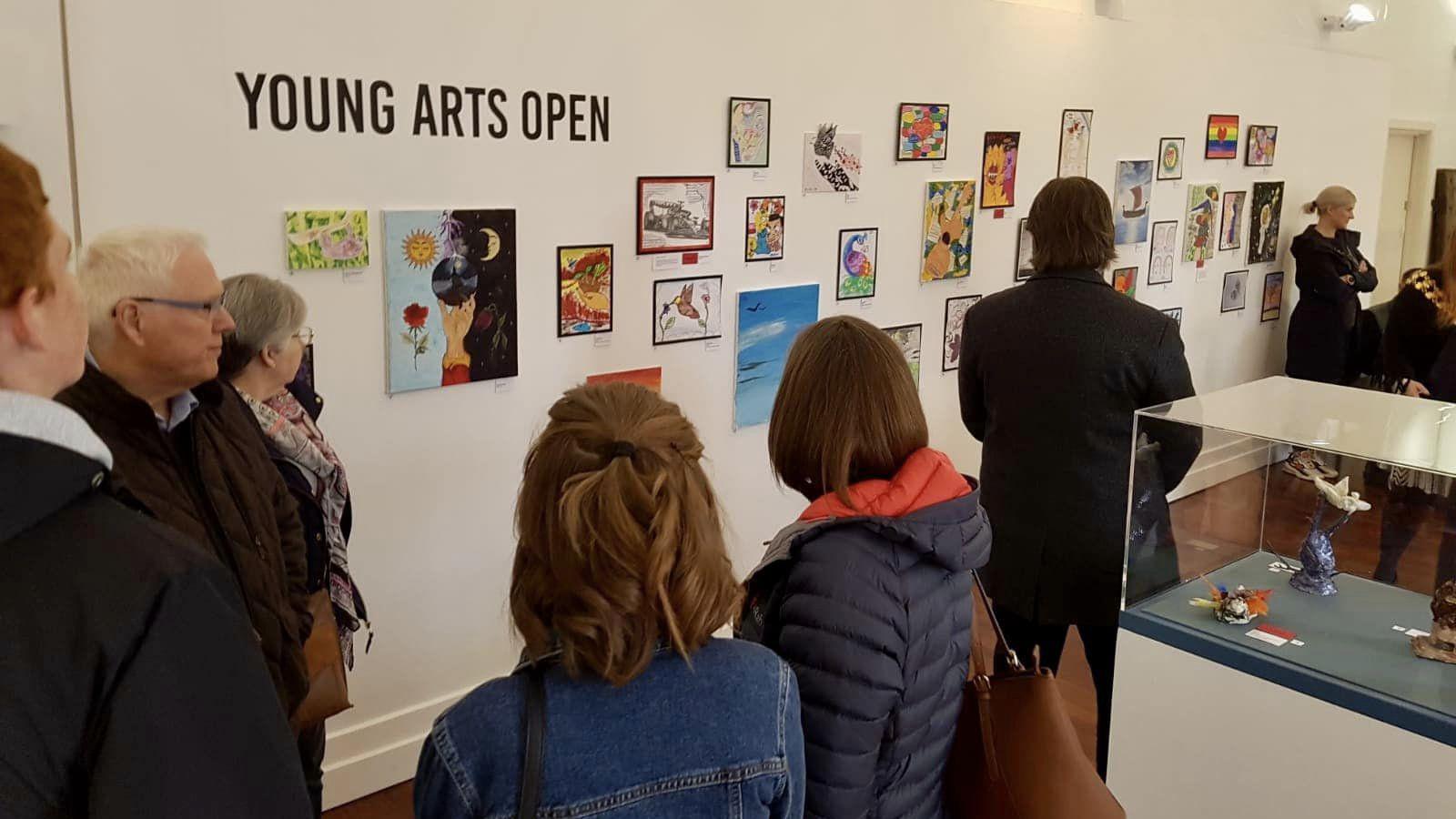 Exhibition of art by local under-25s 