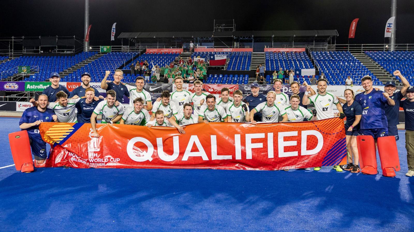 Ireland celebrate World Cup qualification