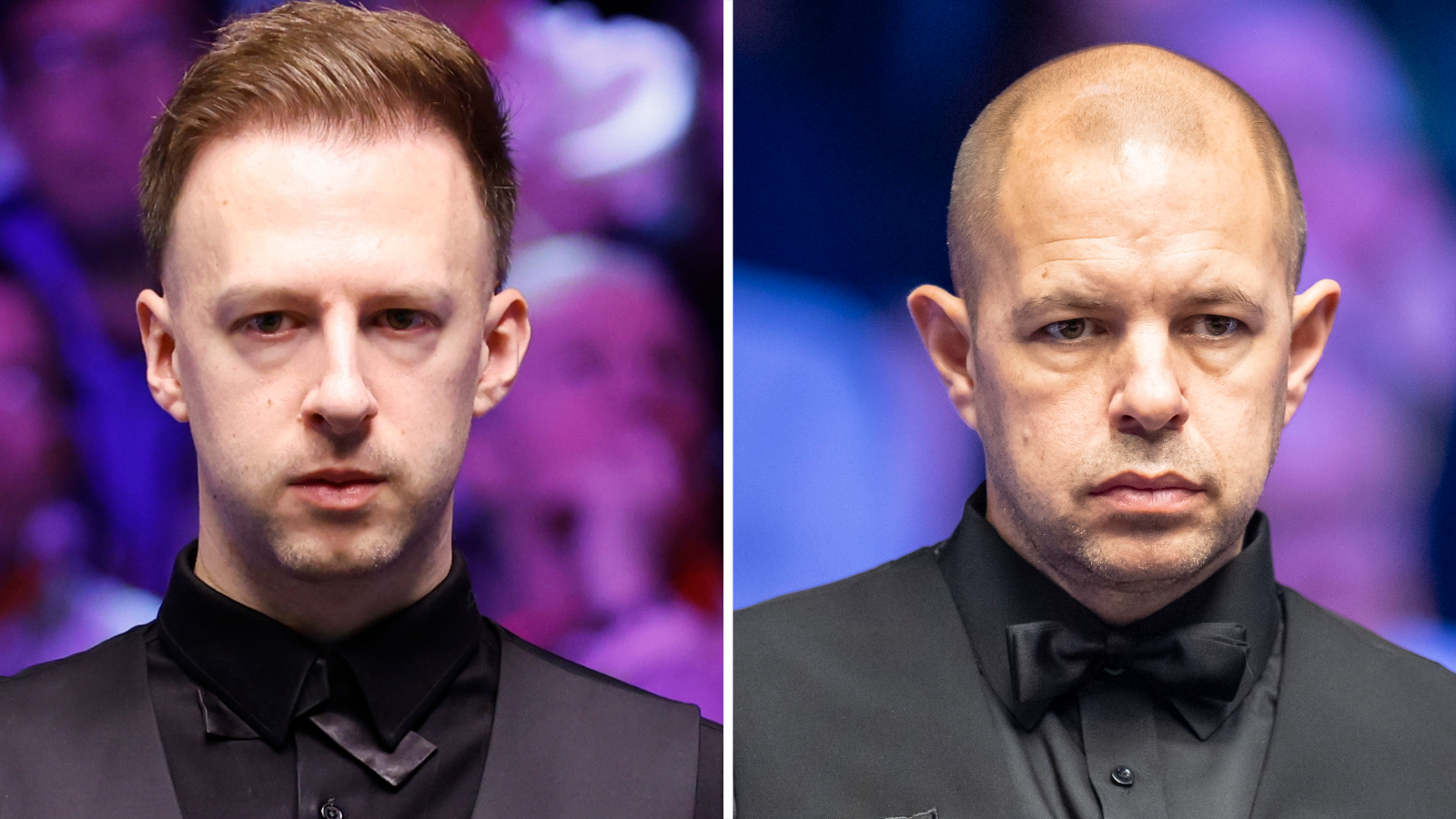 Judd Trump and Barry Hawkins