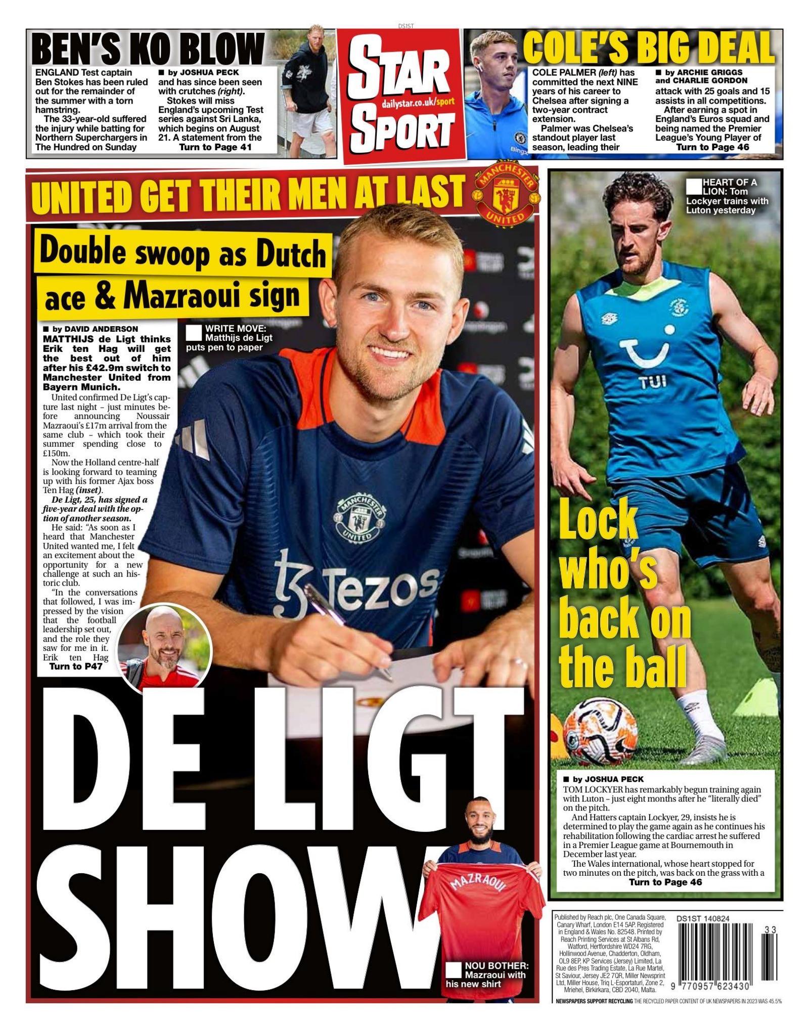 Star back page