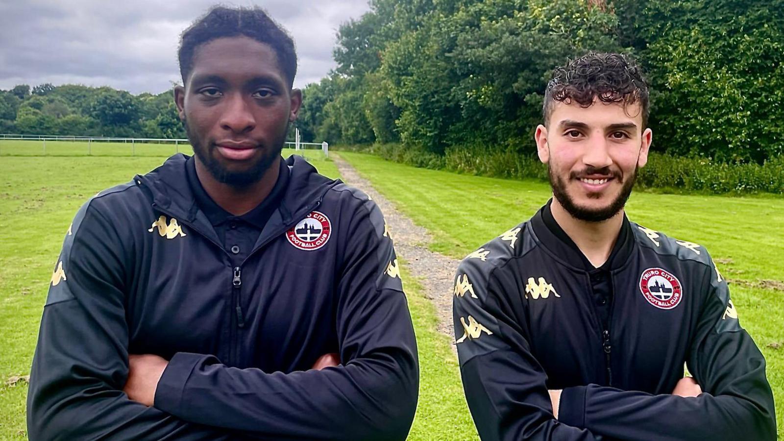 Seidou Sanogo (left) and Yassine En-Neyah 