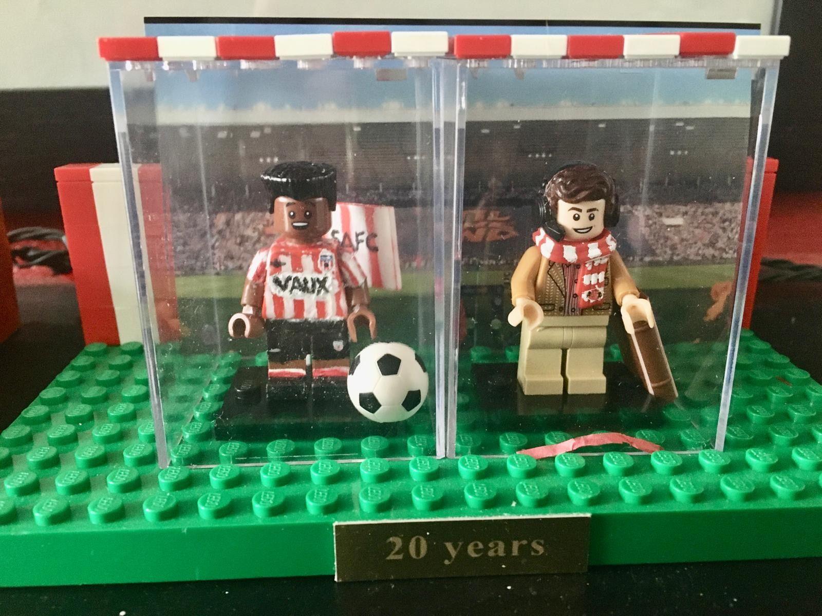 Gary Bennett and Nick Barnes in Lego form