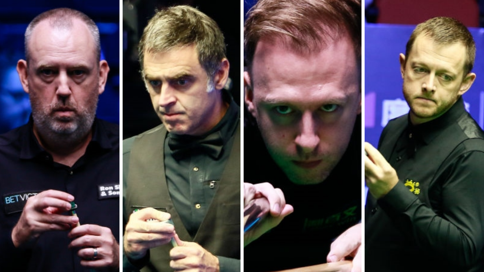 Mark Williams, Ronnie O'Sullivan, Judd Trump and Mark Allen