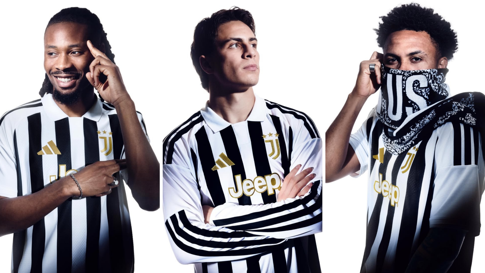 Juventus players wear 2026-27 home shirt